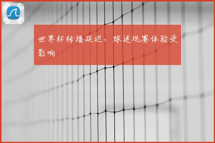 世界杯转播延迟,球迷观赛体验受影响